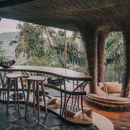 فيلا Hideout Eco Bamboo House Bali Selat المظهر الخارجي الصورة