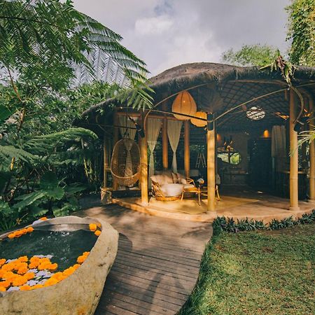 فيلا Hideout Eco Bamboo House Bali Selat المظهر الخارجي الصورة