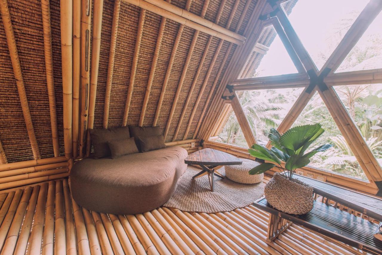 فيلا Hideout Eco Bamboo House Bali Selat المظهر الخارجي الصورة