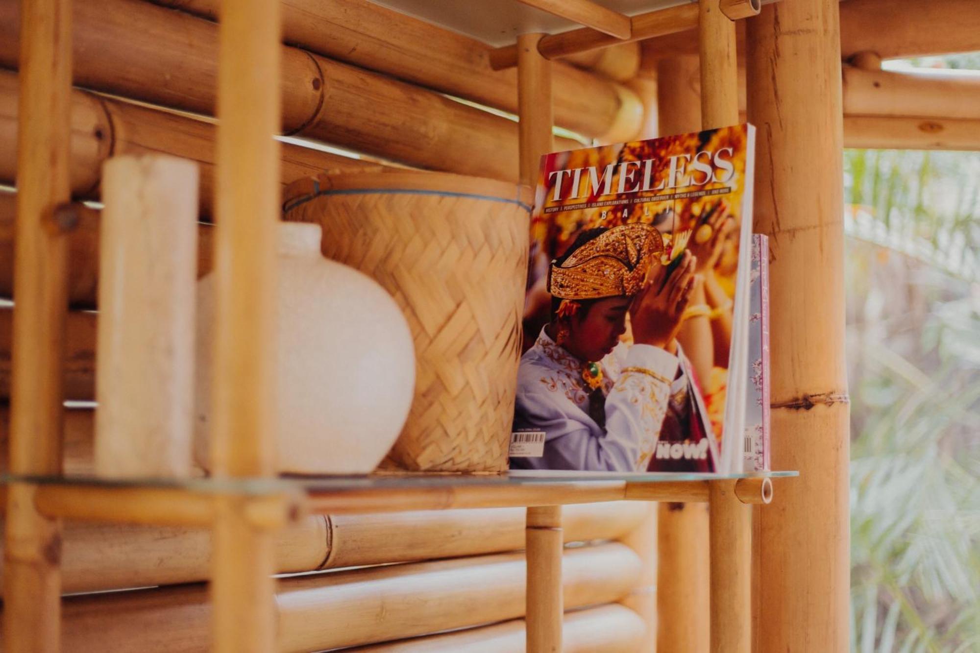 فيلا Hideout Eco Bamboo House Bali Selat المظهر الخارجي الصورة