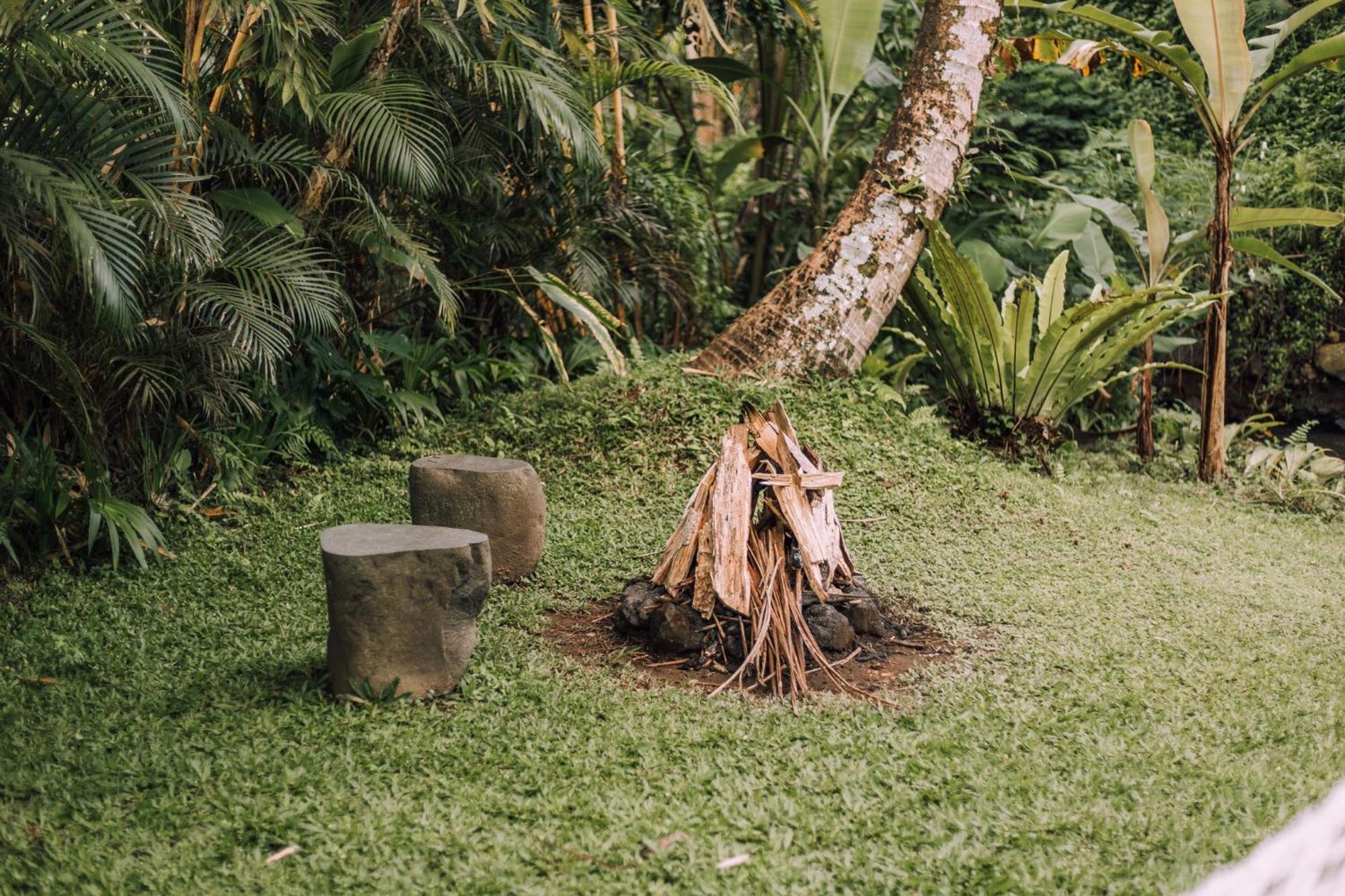 فيلا Hideout Eco Bamboo House Bali Selat المظهر الخارجي الصورة