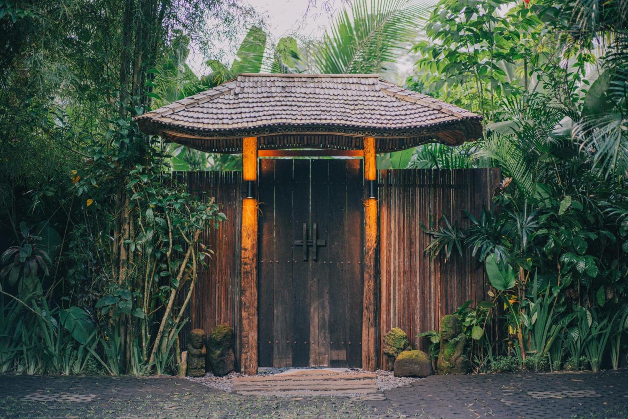 فيلا Hideout Eco Bamboo House Bali Selat المظهر الخارجي الصورة