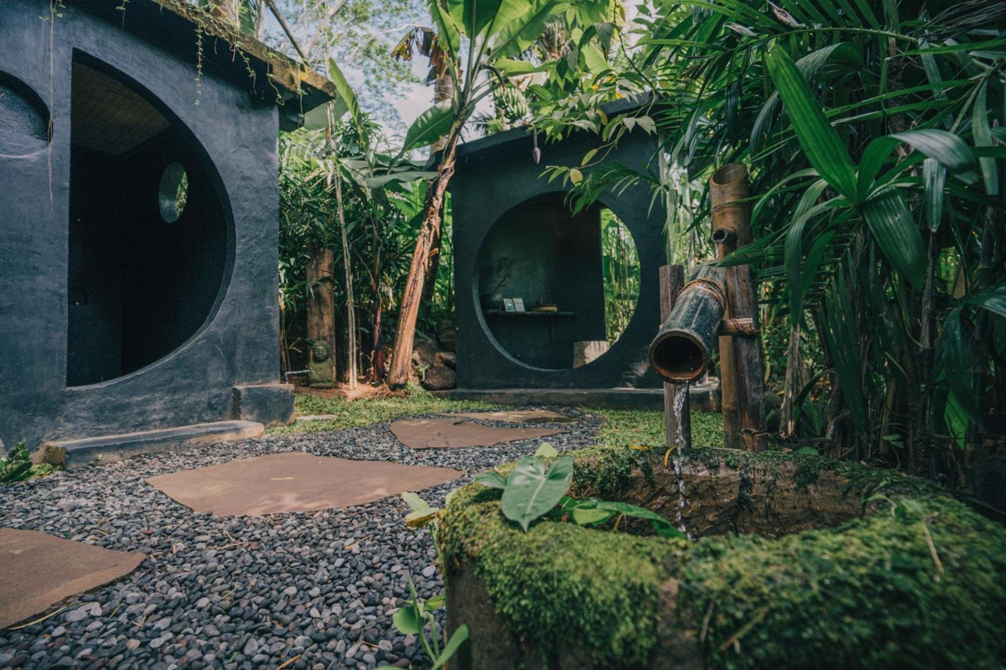 فيلا Hideout Eco Bamboo House Bali Selat الغرفة الصورة