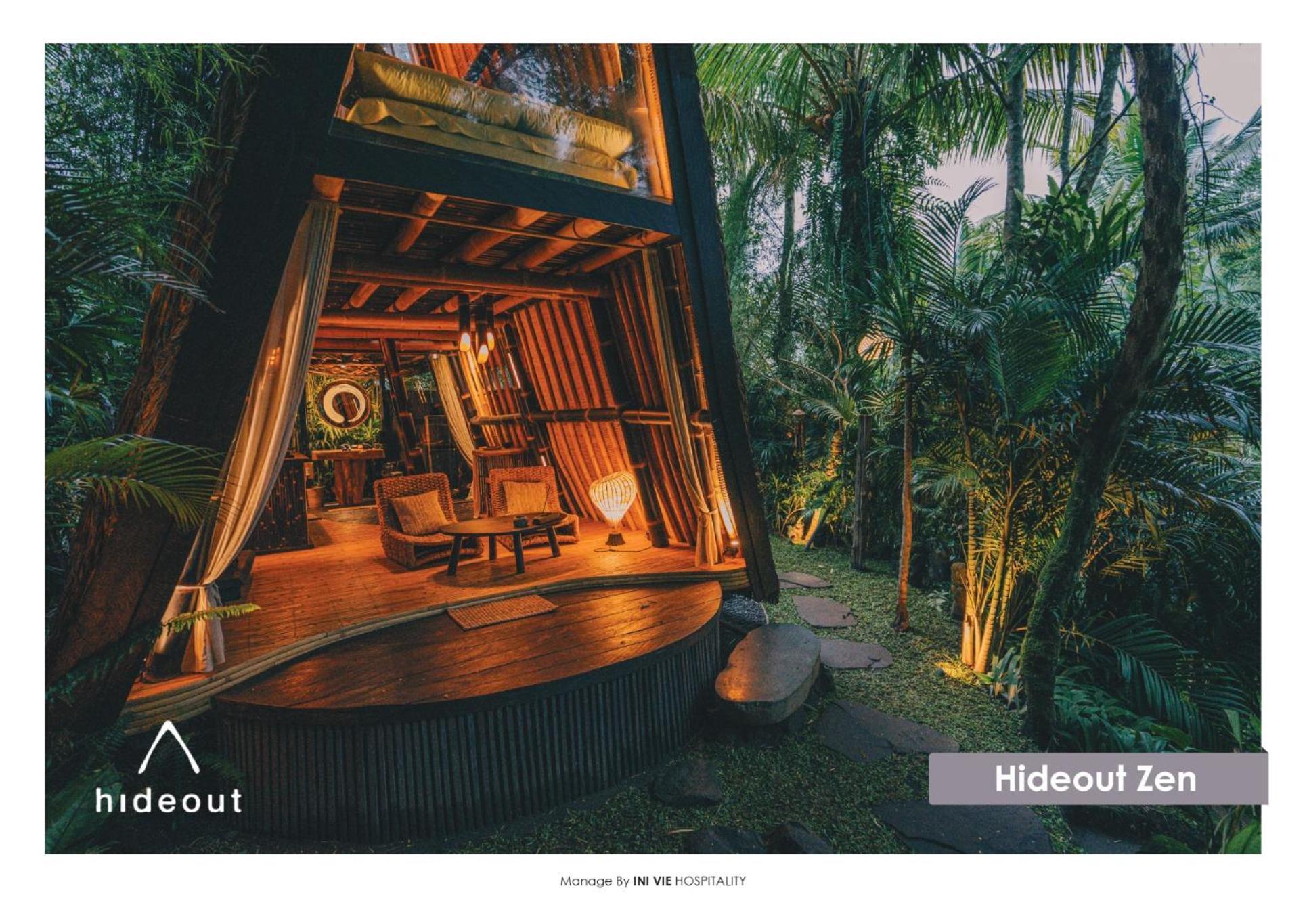 فيلا Hideout Eco Bamboo House Bali Selat الغرفة الصورة