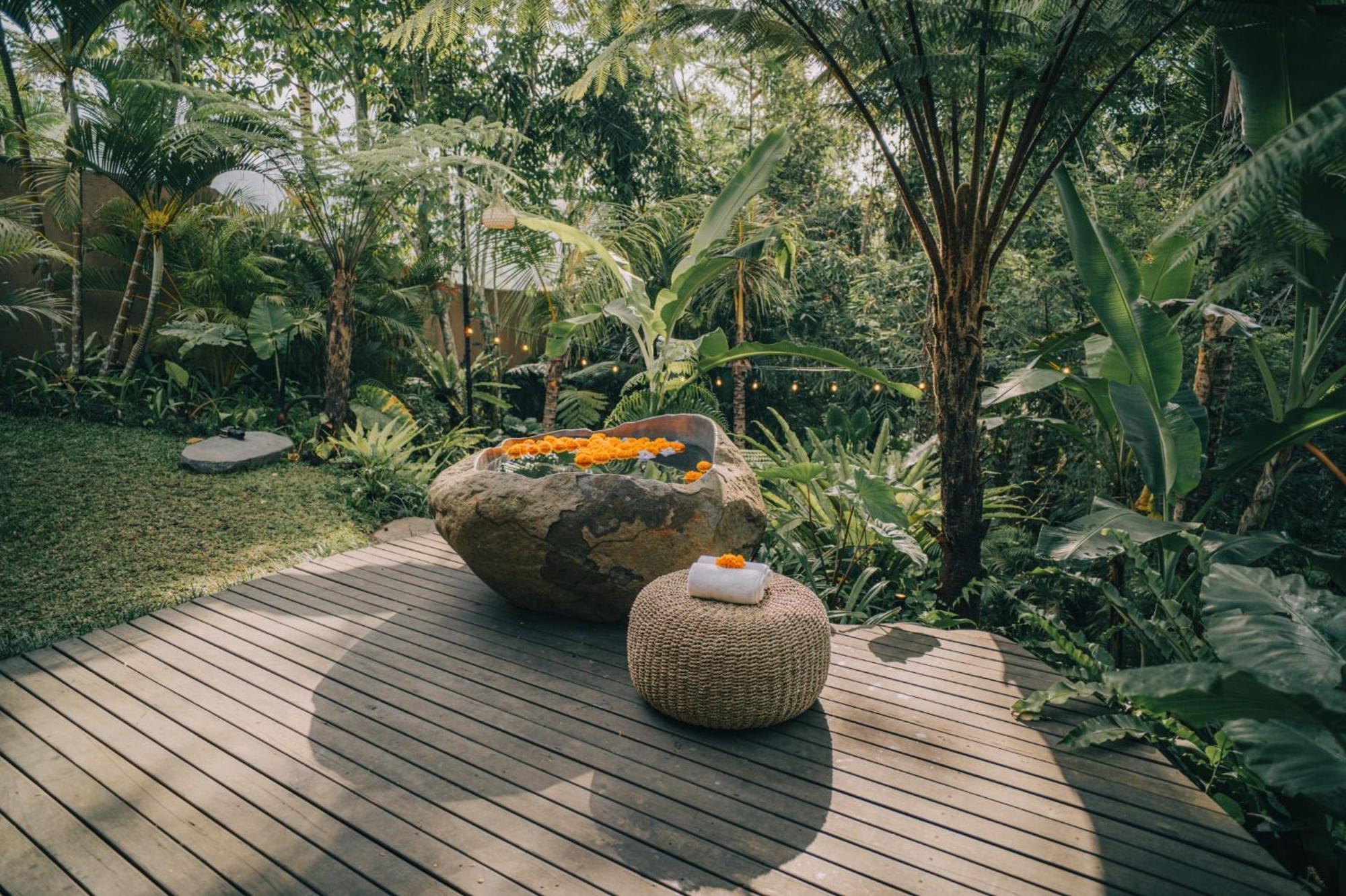 فيلا Hideout Eco Bamboo House Bali Selat الغرفة الصورة
